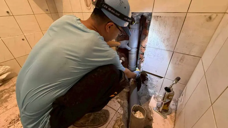 新聞漏水報導 台北抓漏,頂樓漏水,外牆,管道間,防水毯施工